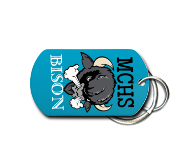 Bison Key Chain Front