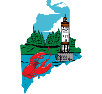Maine State Decal