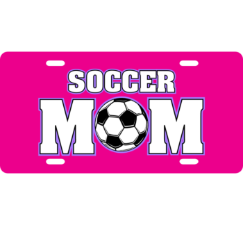 Soccer Mom License Plate 
