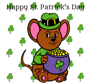 Happy St. Patrick's Day Static Cling 