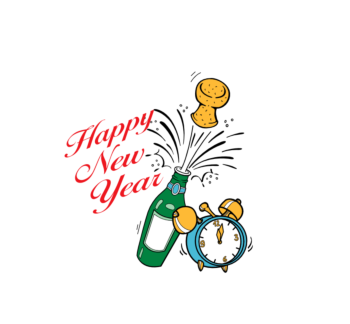 Happy New Year Car Magnet