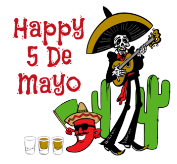 Happy 5 De Mayo Decal