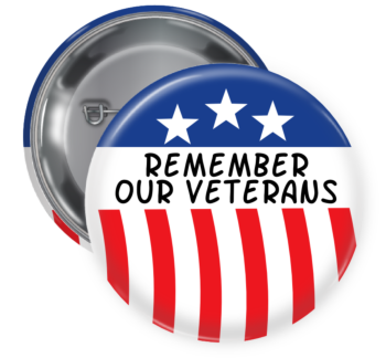 Remember Our Veterans Button