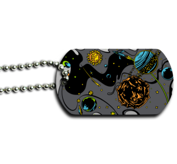 Out Of This World Dog Tag Front