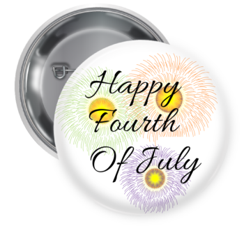 Fourth of July Button