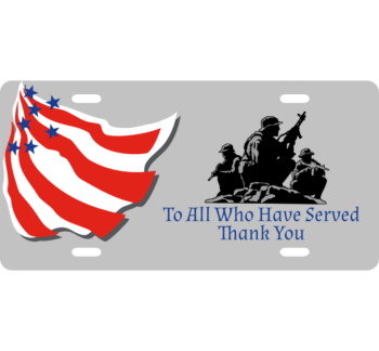 Veterans Day License Plate
