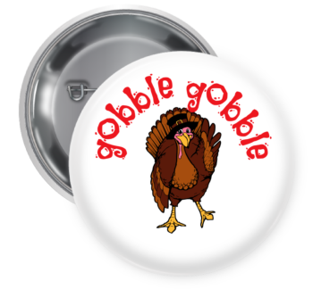 Thanksgiving Turkey Button
