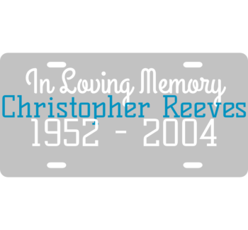 In Loving Memory License Plate