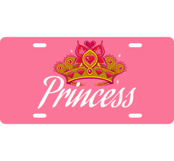 Princess License Plate 