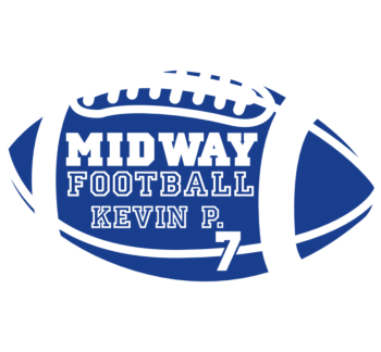 Midway Football Decal