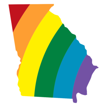 Georgia LGBT Rainbow Decal