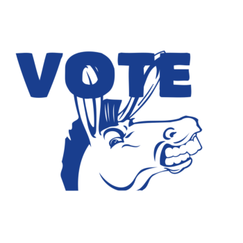 Iowa Vote Democrat Decal