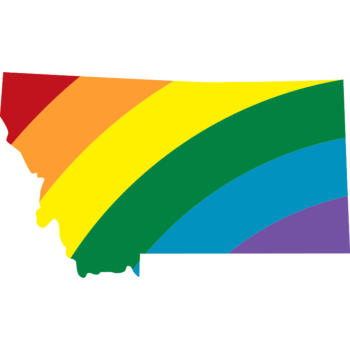 Montana LGBT Rainbow Decal