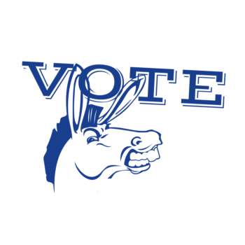 Montana Vote Democrat Decal