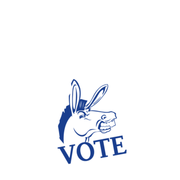 New Hampshire Vote Democrat Decal