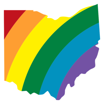 Ohio LGBT Rainbow Decal
