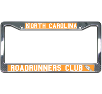 Roadrunners Club License Plate Frame