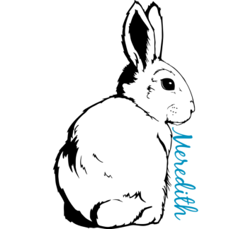 Personalized Bunny Decal