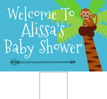 Baby Shower Yard Sign Front