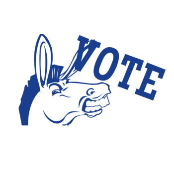 South Dakota Vote Democrat Decal