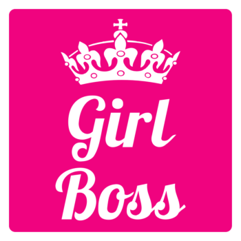 Girl Boss Car Magnet