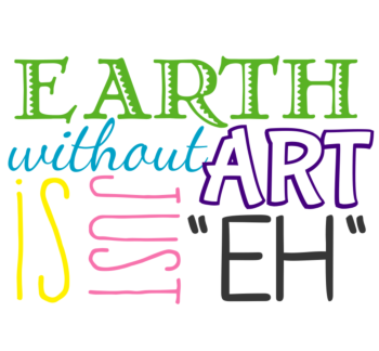 Earth Without Art Static Cling