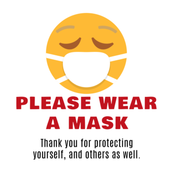 Wear a Mask Static Cling