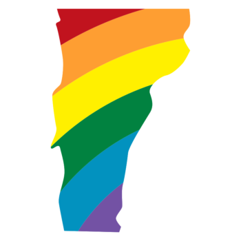 Vermont LGBT Rainbow Decal