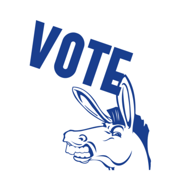 Wisconsin Vote Democrat Decals
