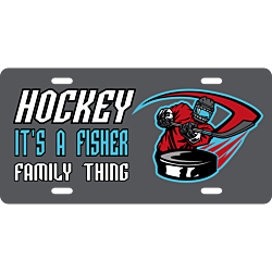 Hockey License Plate