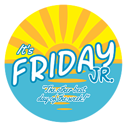 Friday Jr. Custom Circle Car Magnet