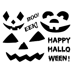 Jack-o-Lantern No Mess Vinyl Decal Kit