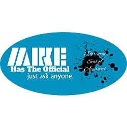 Mike Teal Oval Car Magnet