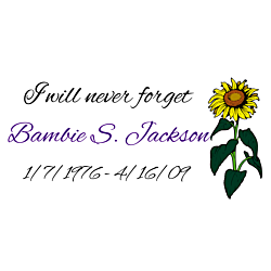 I Will Never Forget Decal