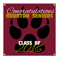 Congrats Seniors Vinyl Banner