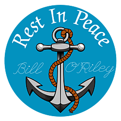Anchor RIP Static Cling
