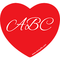 Simple Heart Decal