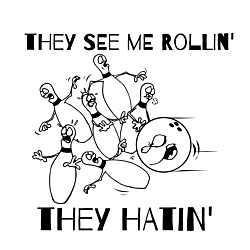 They See Me Rollin' Decal