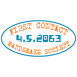 Star Trek First Contact Day Oval Car Magnet