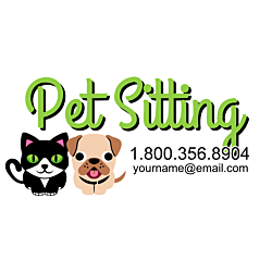 Petsitter Custom Rectangle Car Magnet