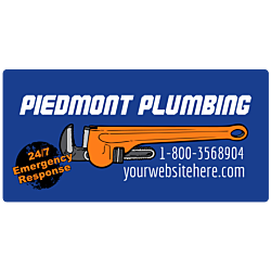 Custom Plumber Rectangle Car Magnet