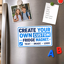 Design your own custom fridge magnet