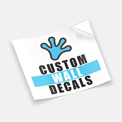 Custom wall decal personalized vinyl wall graphics for home office and business walls