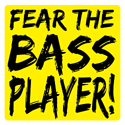Fear the Bass Car Magnet