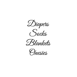 Drawer Label Vinyl Lettering