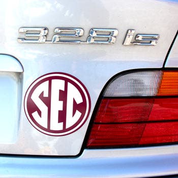SEC Car magnet example on back of BMW
