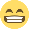 emoji grinning face with smiling eyes